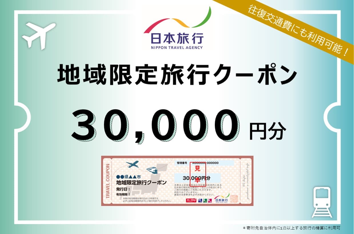 沖縄県石垣市 日本旅行 地域限定旅行クーポン(発券なし)30,000円分